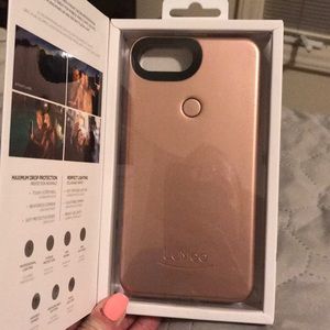Rose gold Lumee selfie case